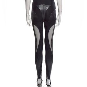 Mugler black leggings size XS